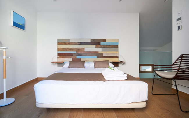 Cabecero listones colores horizontales