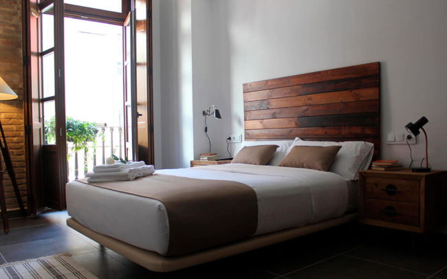 Cabecero tonos oscuros